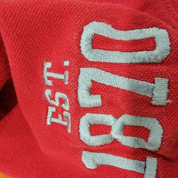 The Ohio State University Mens Large Polo 100% Cotton Brutus EST 1870 Spell Out - Picture 3 of 7